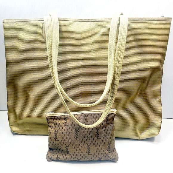 Yves Saint Laurent Leather Shoulder Bag Set - Picture 7 of 8